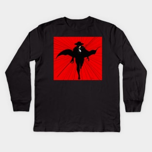 Zorro Speed Kids Long Sleeve T-Shirt